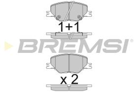 BREMSI BP3835 - PASTILLAS DE FRENO OPEL