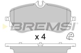 BREMSI BP3836 - PASTILLAS DE FRENO VW, MAN