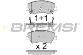 BREMSI BP3842 - PASTILLAS DE FRENO RENAULT