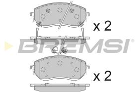 BREMSI BP3844 - PASTILLAS DE FRENO MERCEDES-BENZ