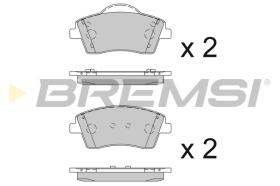 BREMSI BP3845 - PASTILLAS DE FRENO VOLVO