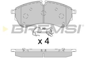 BREMSI BP3846 - PASTILLAS DE FRENO VW, MAN