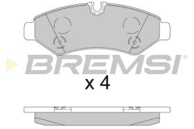 BREMSI BP3848 - PASTILLAS DE FRENO MERCEDES-BENZ