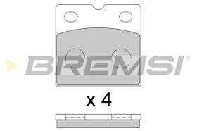 BREMSI BP3851 - PASTILLAS DE FRENO AUDI, MASERATI, JAGUAR, TESLA