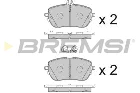 BREMSI BP3853 - PASTILLAS DE FRENO MERCEDES-BENZ