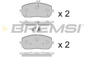 BREMSI BP3854 - PASTILLAS DE FRENO MERCEDES-BENZ