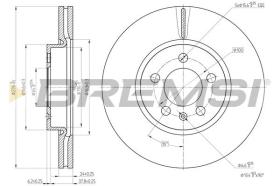 BREMSI CD8664V - DISCOS DE FRENO VW, AUDI, SKODA, SEAT