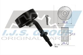 IJS 931281 - POLEA TENSORA, CORREA POLI V BMW XDRIVE 30 D