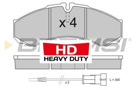 BREMSI BP2706TR - PASTILLAS DE FRENO IVECO