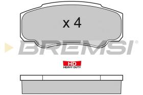 BREMSI BP2996TR - PASTILLAS DE FRENO FIAT, PEUGEOT, CITROEN