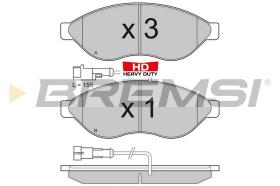 BREMSI BP3285TR - PASTILLAS DE FRENO FIAT, PEUGEOT, CITROEN