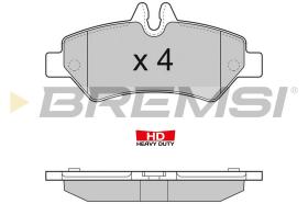 BREMSI BP3293TR - PASTILLAS DE FRENO MERCEDES-BENZ, VW