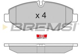 BREMSI BP3324TR - PASTILLAS DE FRENO IVECO