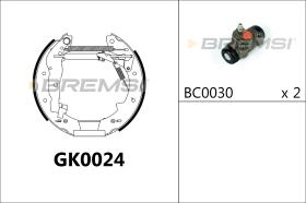 BREMSI GK0024 - KIT ZAPATAS PREMONTADO KIT RENAULT, PEUGEOT, TALBOT