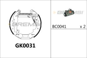 BREMSI GK0031 - KIT ZAPATAS PREMONTADO KIT BMW