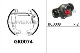 BREMSI GK0074 - KIT ZAPATAS PREMONTADO KIT OPEL