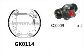 BREMSI GK0114 - KIT ZAPATAS PREMONTADO KIT OPEL, DAEWOO