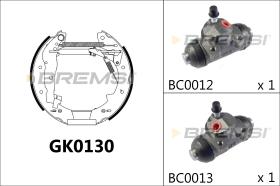 BREMSI GK0130 - KIT ZAPATAS PREMONTADO KIT RENAULT