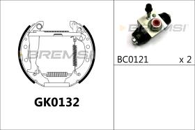 BREMSI GK0132 - KIT ZAPATAS PREMONTADO KIT VW, AUDI, SKODA, SEAT