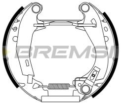 BREMSI GK0134 - KIT ZAPATAS PREMONTADO KIT CITROEN