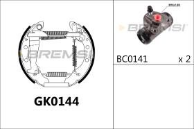 BREMSI GK0144 - KIT ZAPATAS PREMONTADO KIT AUDI, SKODA