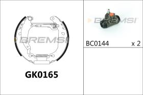 BREMSI GK0165 - KIT ZAPATAS PREMONTADO KIT RENAULT, DACIA