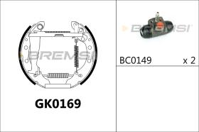 BREMSI GK0169 - KIT ZAPATAS PREMONTADO KIT SKODA