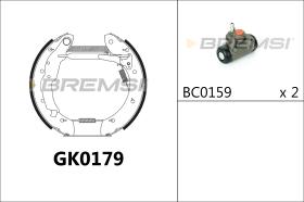 BREMSI GK0179 - KIT ZAPATAS PREMONTADO KIT RENAULT