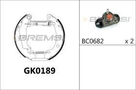 BREMSI GK0189 - KIT ZAPATAS PREMONTADO KIT RENAULT