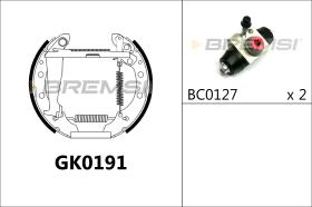 BREMSI GK0191 - KIT ZAPATAS PREMONTADO KIT VW