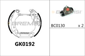 BREMSI GK0192 - KIT ZAPATAS PREMONTADO KIT LANCIA