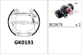 BREMSI GK0193 - KIT ZAPATAS PREMONTADO KIT DAEWOO