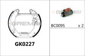 BREMSI GK0227 - KIT ZAPATAS PREMONTADO KIT FORD