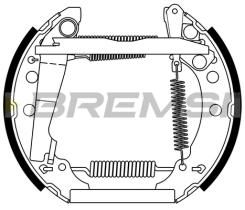 BREMSI GK0280 - KIT ZAPATAS PREMONTADO KIT VW, SEAT