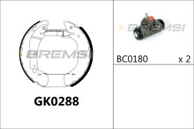 BREMSI GK0288 - KIT ZAPATAS PREMONTADO KIT FORD, LDV