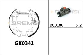 BREMSI GK0341 - KIT ZAPATAS PREMONTADO KIT FORD