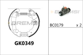 BREMSI GK0349 - KIT ZAPATAS PREMONTADO KIT FORD