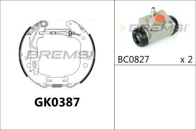 BREMSI GK0387 - KIT ZAPATAS PREMONTADO KIT FIAT, OPEL, LANCIA