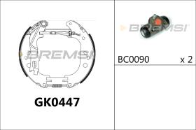 BREMSI GK0447 - KIT ZAPATAS PREMONTADO KIT FIAT, LANCIA