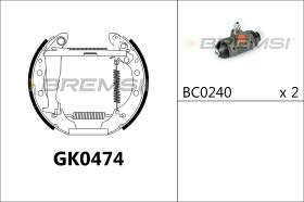 BREMSI GK0474 - KIT ZAPATAS PREMONTADO KIT SKODA