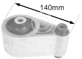 ASLYX AS201747 - SOPORTE MOTOR TRASERO. L TOTAL148MM