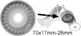 ASLYX AS506359 - RODILLO EN TENSOR CORREA CONNECT 1.8D-KA  (Ø70X17-26MM)