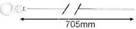 ASLYX AS521043 - VARILLA ACEITE TRANSIT 2.0D '00-'06