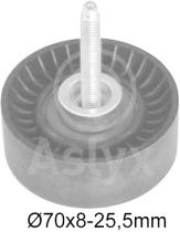 ASLYX AS521093 - RODILLO TENSOR FORD MONDEO 2.0I (Ø70X8-25,5MM)