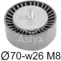 ASLYX AS521245 - RODILLO TENSOR CORREA BMW DIESEL 70MM M8