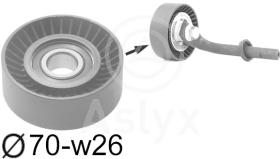 ASLYX AS521248 - RODILLO TENSOR CORREA BMW DIESEL 70X26