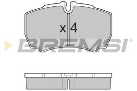 BREMSI BP3025TR - PASTILLAS DE FRENO IVECO