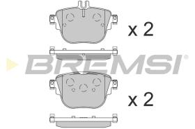 BREMSI BP3859 - PASTILLAS DE FRENO MERCEDES-BENZ