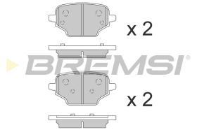 BREMSI BP3863 - PASTILLAS DE FRENO OPEL, PEUGEOT, CITROEN