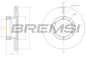 BREMSI CD5130V - DISCOS DE FRENO VOLVO